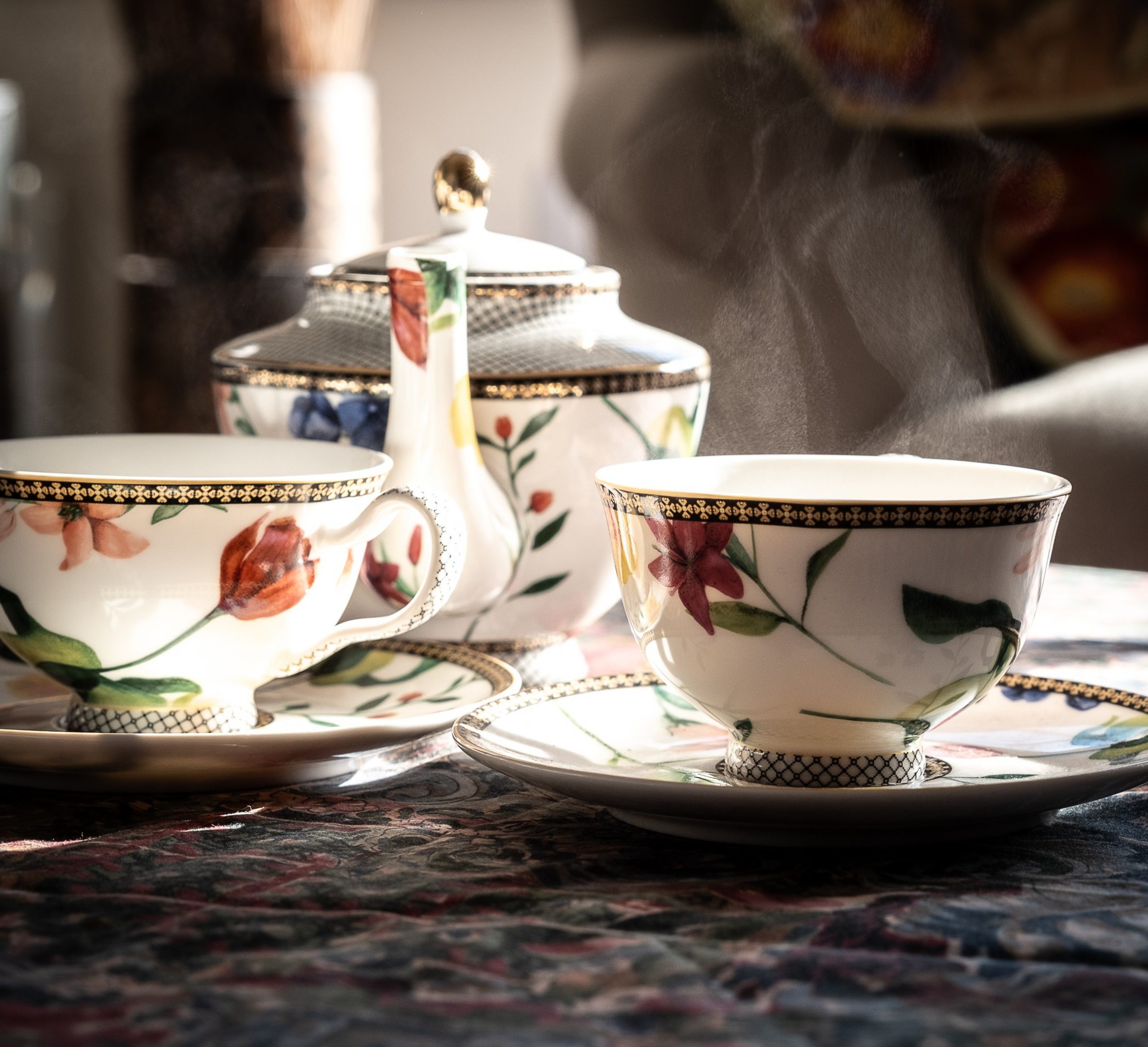 Image of a man and womans hands during a wedding